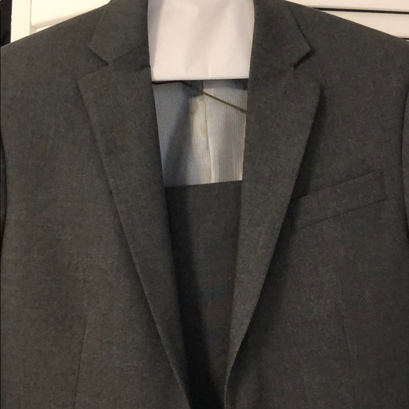 J.Ferrar Dark Gray Slim suit - Picture 2 of 4